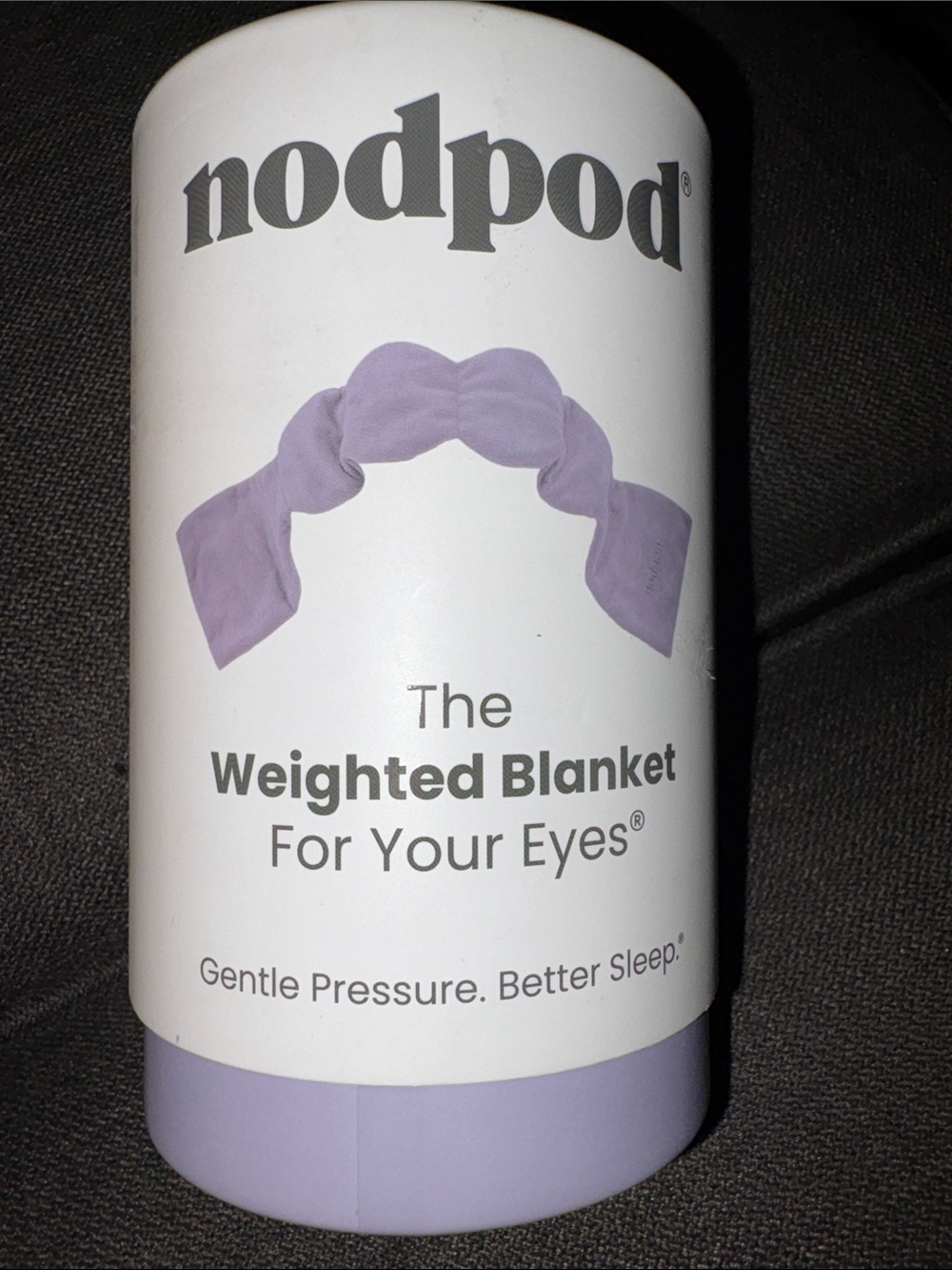 nodpod Weighted Eye Blanket in Lavender color